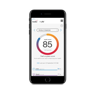 myair-patient-coaching-app-therapy-follow-up-score-resmed