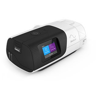 dispositivo-cpap-airsense-11-elite-apnea-sonno vista-superiore-dispositivo-cpap-airsense-11-elite